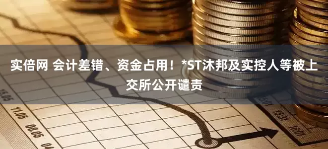实倍网 会计差错、资金占用！*ST沐邦及实控人等被上交所公开谴责